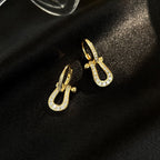 FRED FORCE 10 FULL DIAMOND DROP EARRINGS MEDIUM MODEL