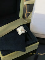 VCA CLOVER SILVER RING