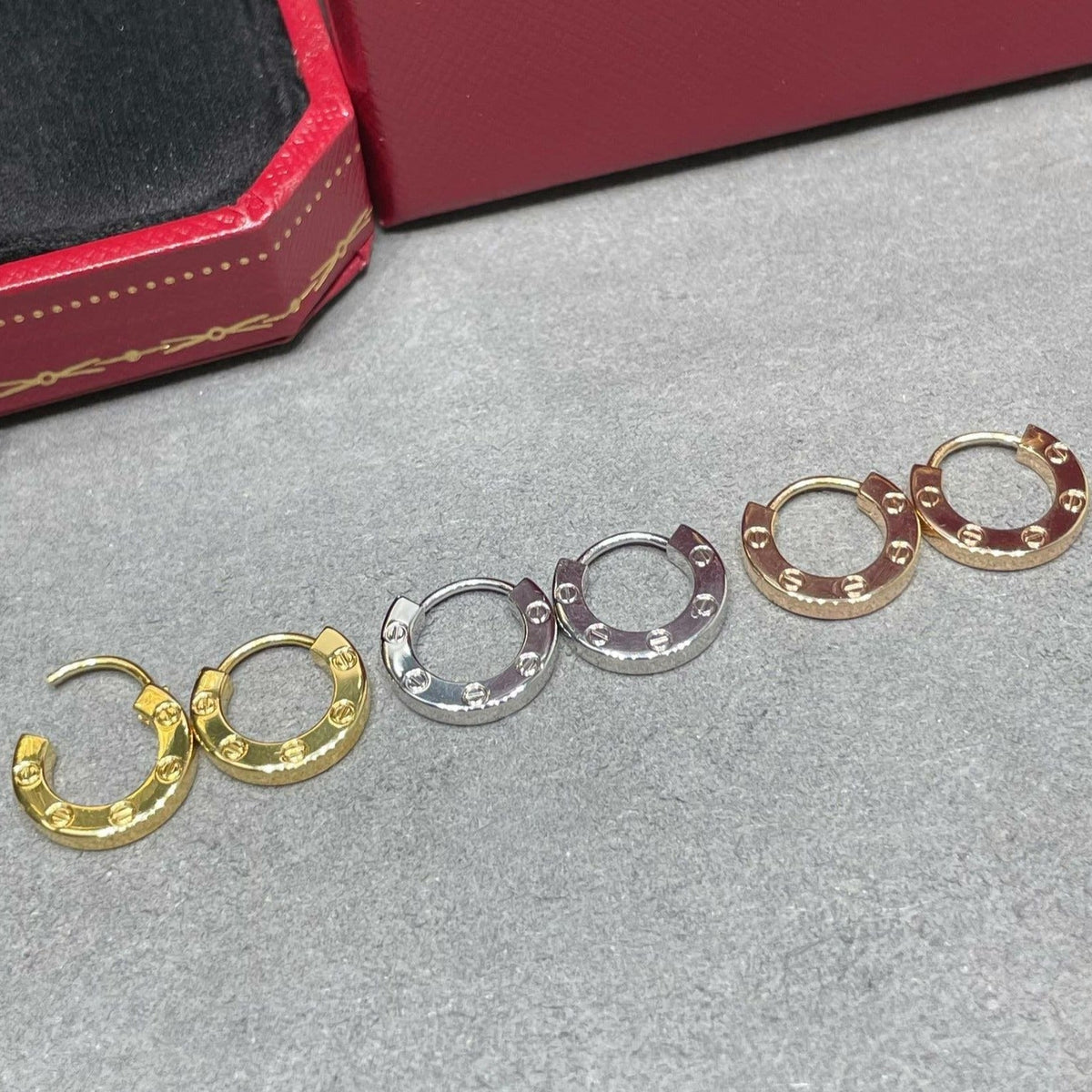 CARTIER LOVE MINI EARRINGS