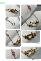 FRED FORCE 10 DIAMOND PINK GOLD NECKLACE