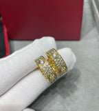 CARTIER LOVE 5.5MM DIAMOND PAVED EARRINGS