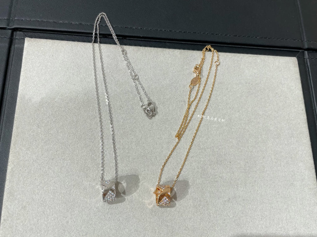 CHAUMET LIENS EVIDENCE DIAMOND PAVED NECKLACE