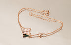 LOUIS VUITTON STAR PINK MOP 1 DIAMOND PINK GOLD NECKLACE