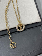 LOUIS VUITTON BY NIGHT DIAMOND PAVED NECKLACE