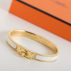 HERMES HM KELLY WHITE BRACELET