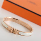 HERMES HM KELLY WHITE BRACELET