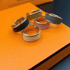 HERMES OLYMPE PINK GOLD RING