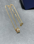 CHAUMET BEE LOVE DIAMOND PAVED 3 ROW NECKLACE