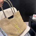 saint-laurent-ysl-raffia-bag Tote