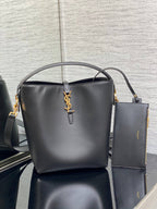 ysl-le-37-in-black-shiny-leather-20-x-25-x-16-cm Shoulder