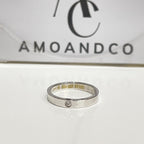 CARTIER LOVE RING 4MM 1 DIAMOND
