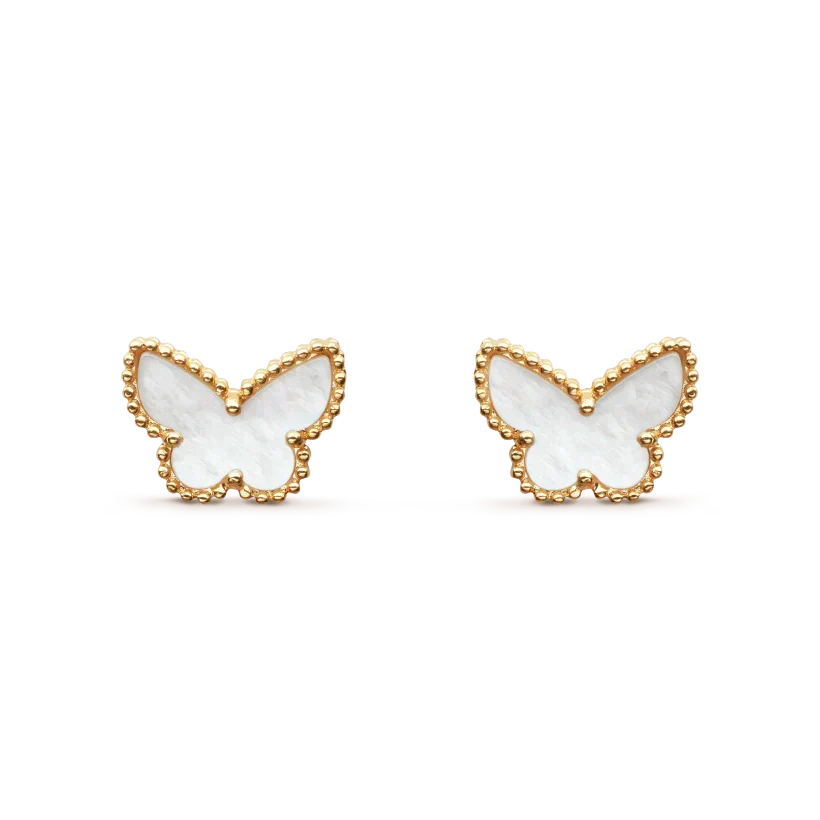VCA SWEET BUTTERFLY MOP EARSTUDS