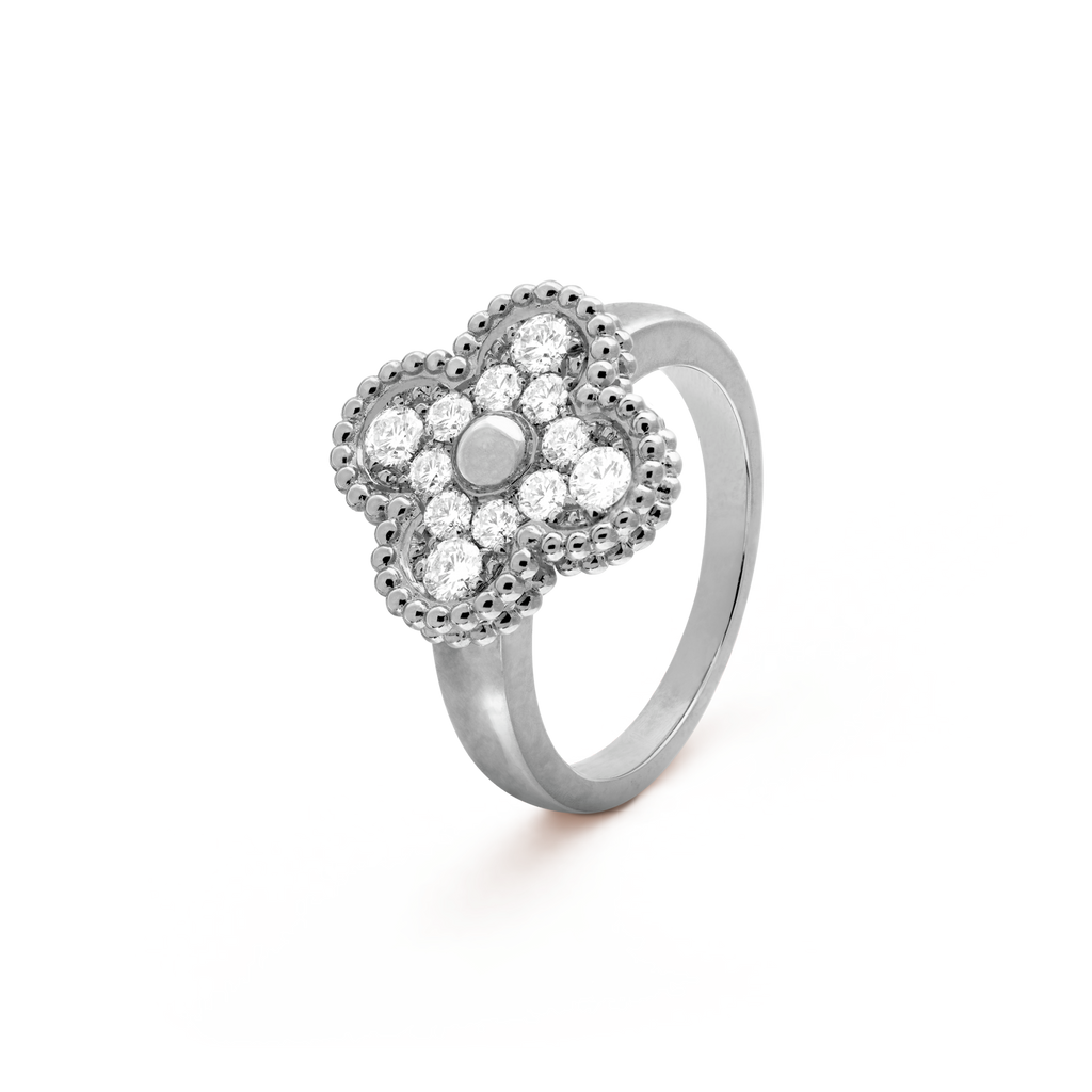 VCA CLOVER DIAMOND RING