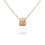 VCA PERLEE PEDANT NECKLACE GOLD / ROSE GOLD
