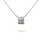VCA PERLEE PEDANT SIVLER DIAMOND NECKLACE