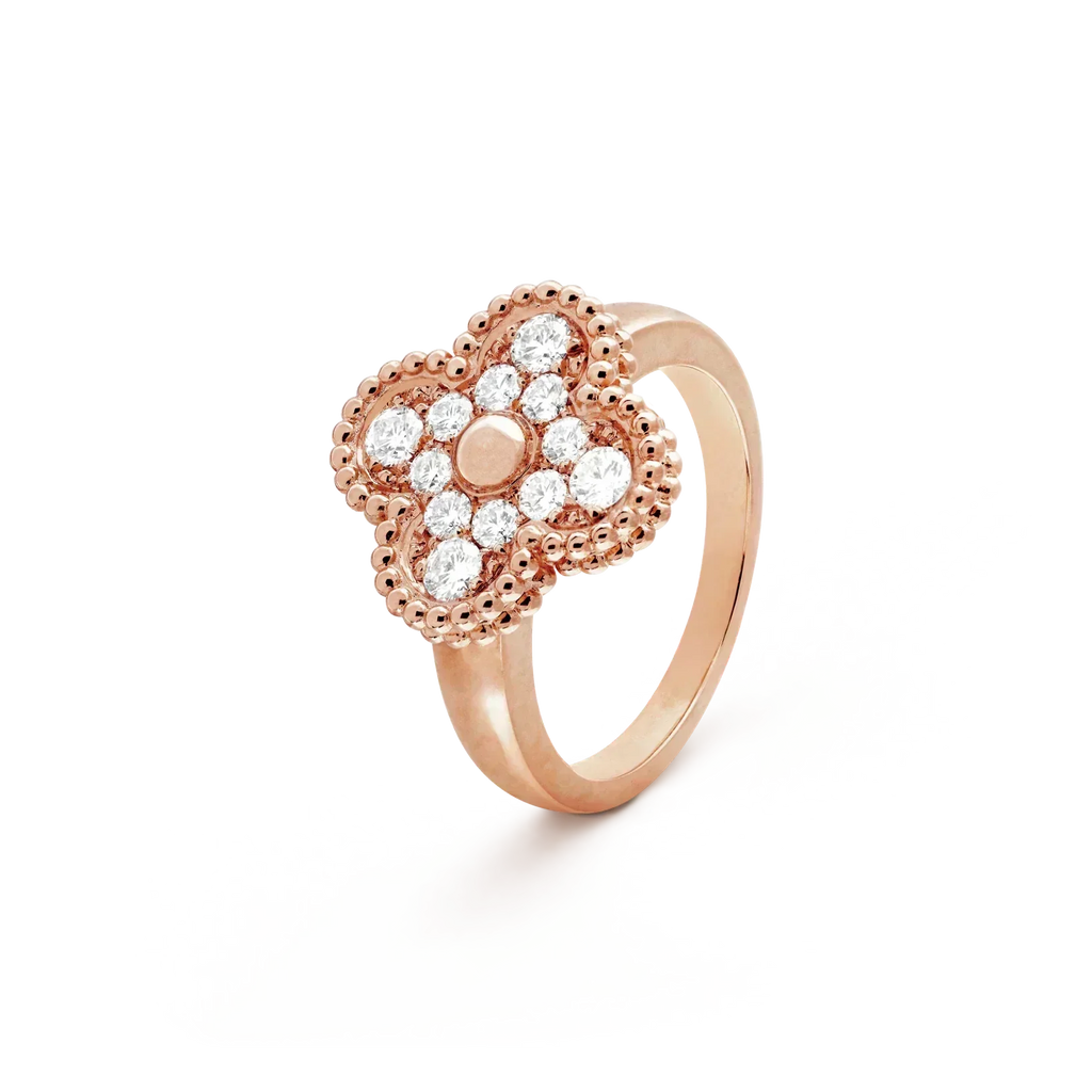VCA CLOVER DIAMOND RING