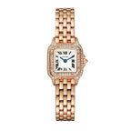 Panthère de Cartier Small Model | 20mm, 18K Rose Gold, Silver Dial