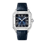 Santos de Cartier | 35mm, Steel, Blue Dial
