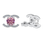 Chanel Colored Moissanite Earrings