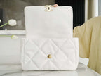 chanel-19-large-handbag-lambskin-gold-as1161-white Handle