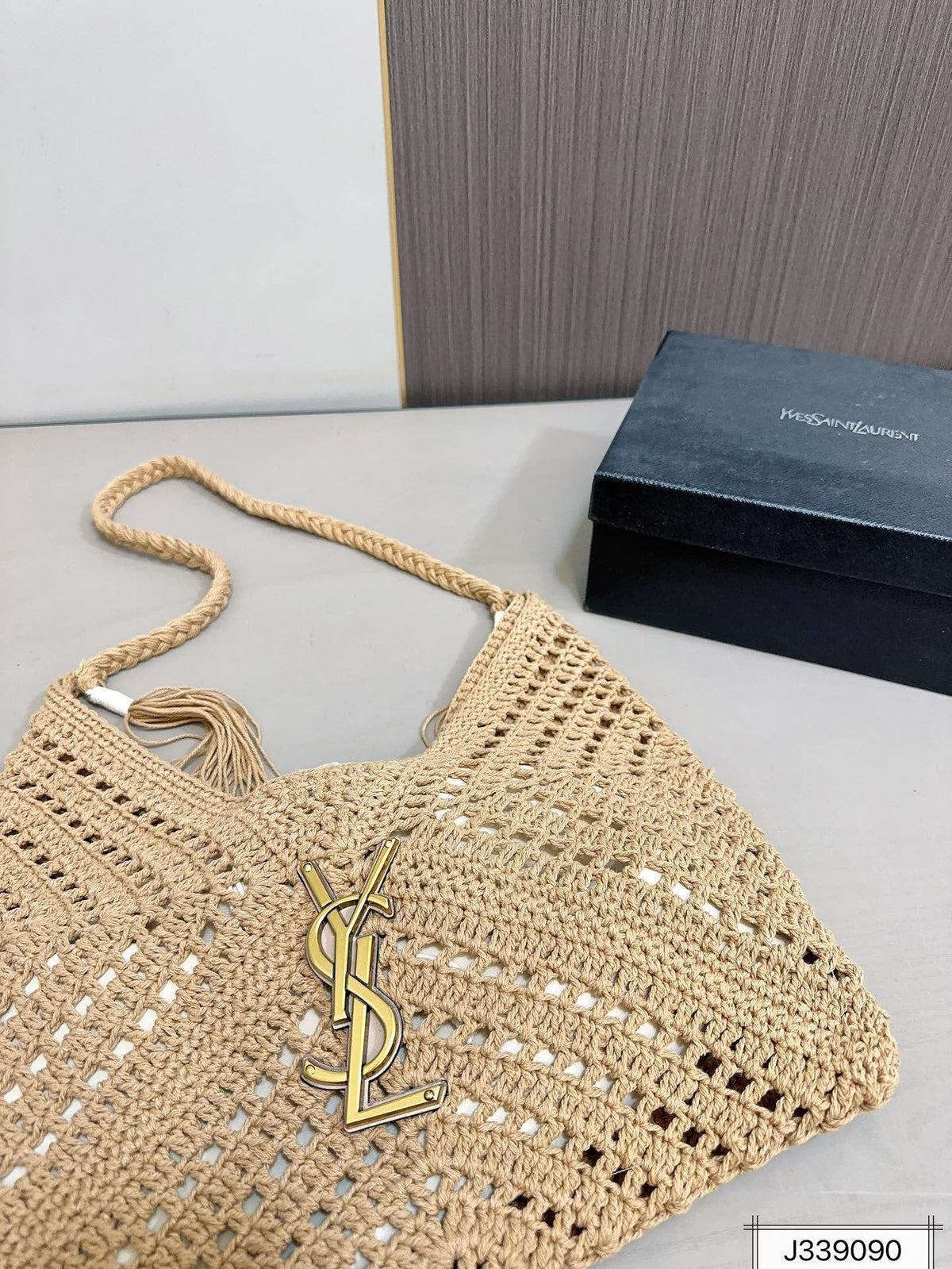 saint-laurent-ysl-raffia-tote-bag-beach-casual-37x22cm Tote