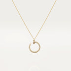 CARTIER JUSTE NECKLACE GOLD DIAMONDS