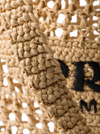 prada-triangle-logo-raffia-tote-bag Tote