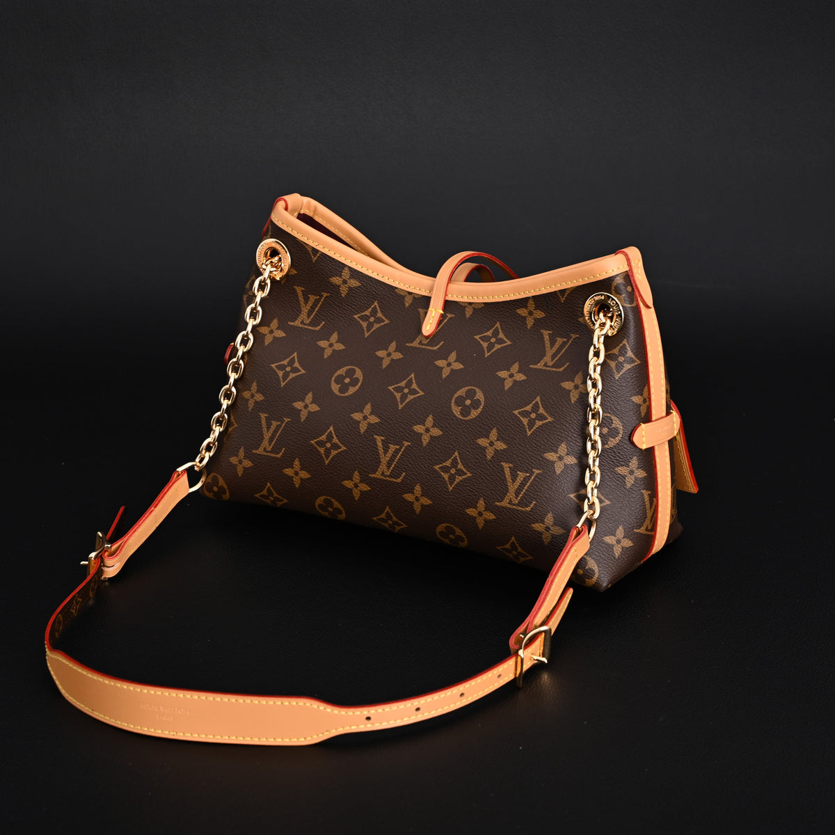 louis-vuitton-carryall-bb-monogram-canvas-shoulder-bag-classic-brown-m13014 Shoulder