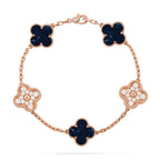 VCA CLOVER 5 MOTIF PIETERSITE BRACELET COLLECTION