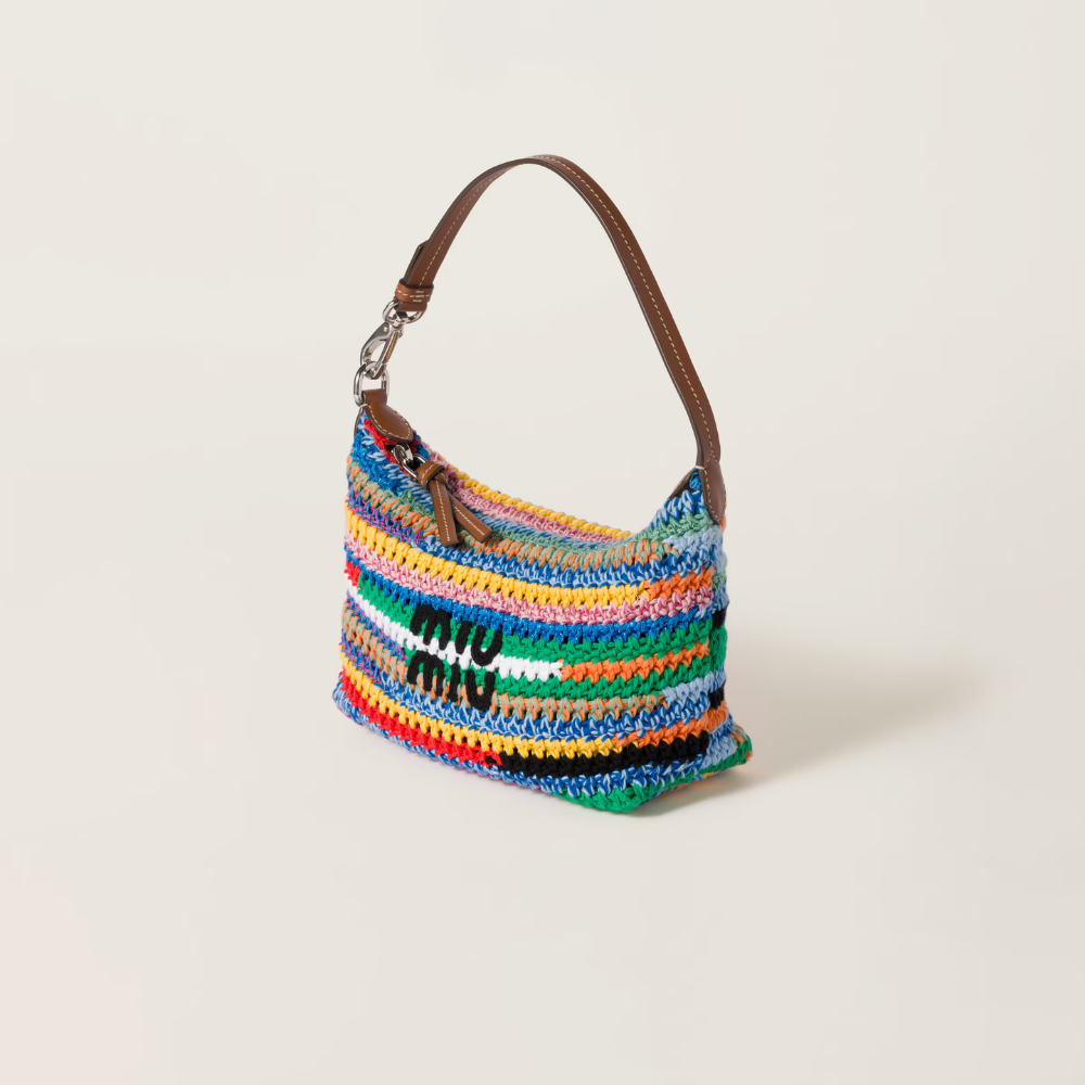 miu-miu-multicolored-crochet-pouch Handle