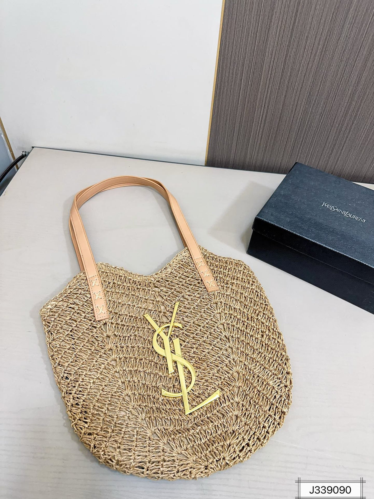 ysl-saint-laurent-vacation-casual-raffia-woven-tote-bag-35x32cm Tote