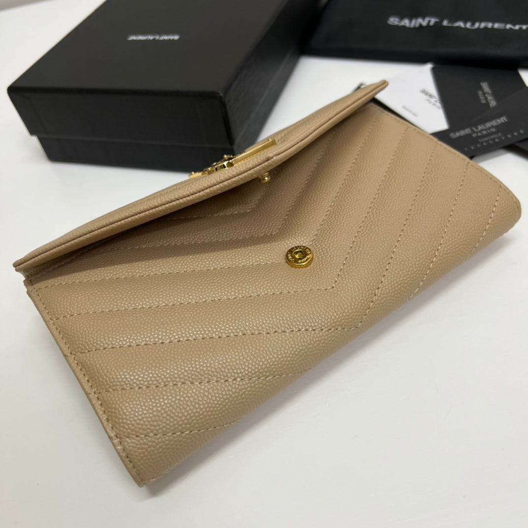 ysl-long-wallet-beige-leather-gold-tone-10772-19cm Handle
