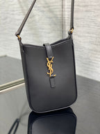 ysl-le-5-a-7-mini-black-bag-13x20x4cm Crossbody