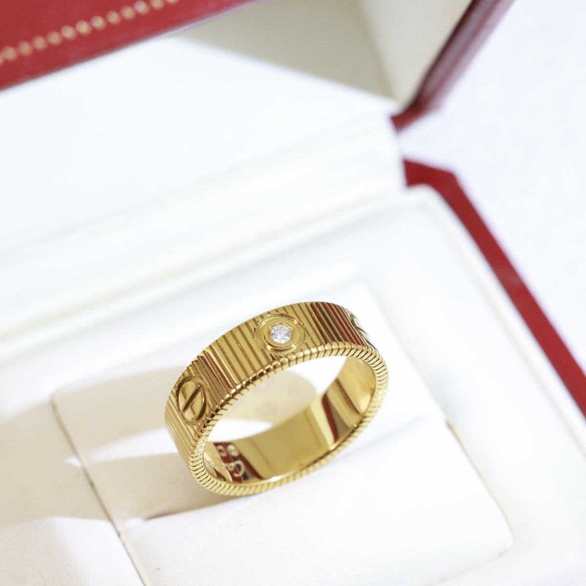 CARTIER LOVE UNLIMITED 3 DIAMONDS RING