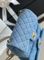 chanel-denim-flap-bag-20x13x7cm Crossbody