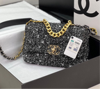 chanel-19-small-black-and-white-orea-tweed Shoulder