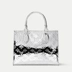 lv-onthego-pm-silver Tote