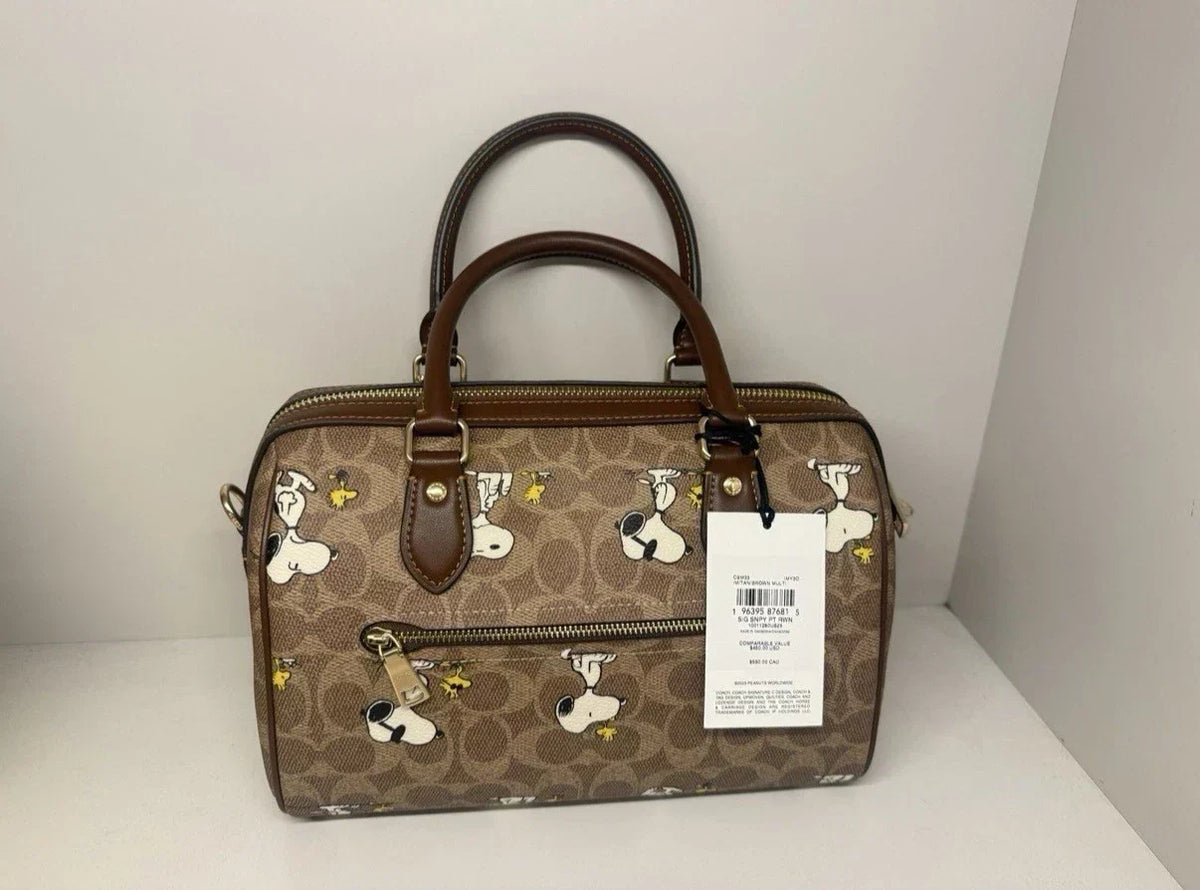 coach-x-peanuts-rowan-satchel-bag-signature-canvas Handle