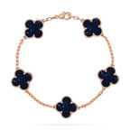 VCA CLOVER 5 MOTIF PIETERSITE BRACELET COLLECTION