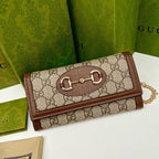 gucci-brown-saddle-buckle-handbag-19x10-5x3-5cm Crossbody