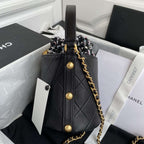 chanel-2020-tweed-soul-bucket-bag-black-copy Crossbody