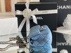 chanel-denim-flap-bag-20x13x7cm Crossbody