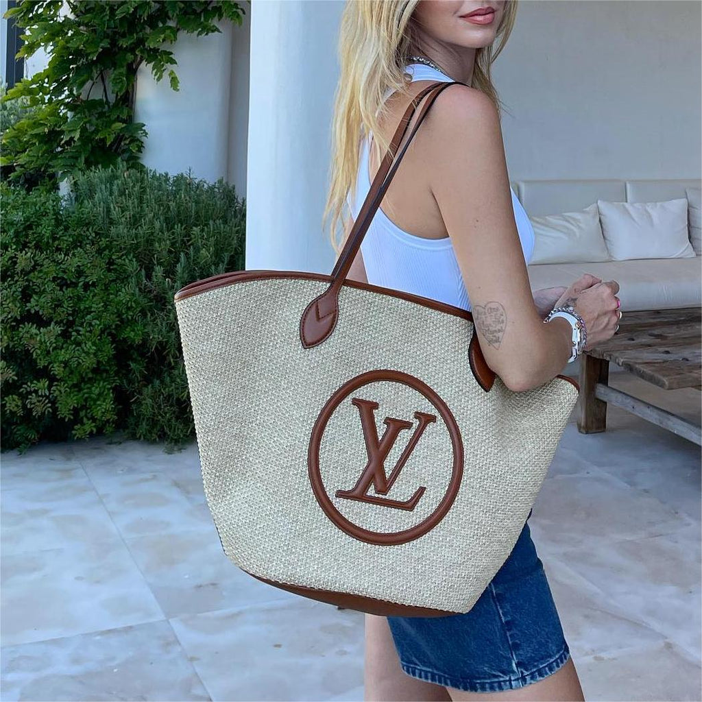 louis-vuitton-straw-bag-50cm Tote