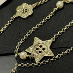 Chanel Star Sweater Chain Necklaces
