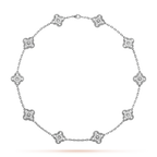 VCA CLOVER 10 MOTIFS DIAMOND NECKLACE