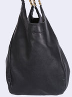 prada-vitello-soft-chain-handle-shoulder-bag-nero-48-x-33-x-20cm Shoulder