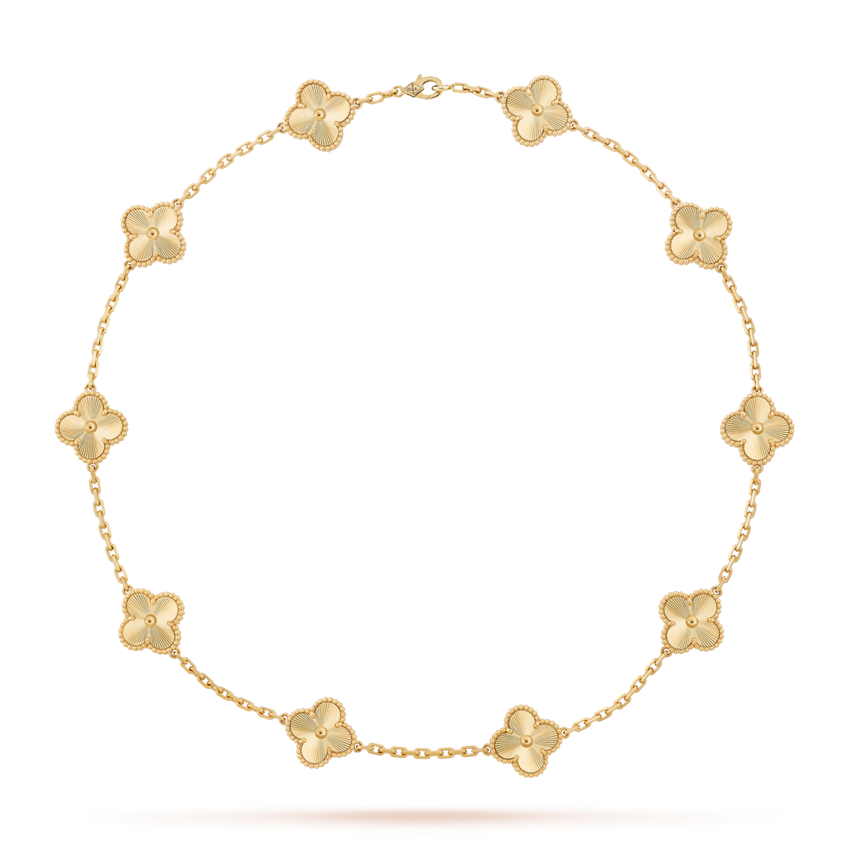 VCA CLOVER 10 MOTIFS LASER NECKLACE