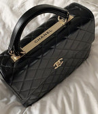 chanel-trendy-cc-flap-bags-black Shoulder