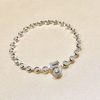Chanel Number 5 Diamond Necklace Bracelet