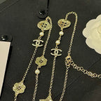 Chanel Star Sweater Chain Necklaces